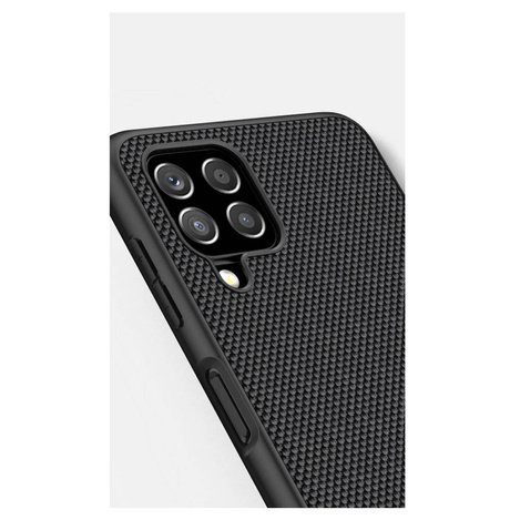 Nillkin Textured Case rugged cover with gel frame and nylon on the back Samsung Galaxy A22 4G black