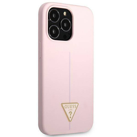 Guess GUHCP13XSLTGU iPhone 13 Pro Max 6,7 &quot;lila / lila Hardcase Silikondreieck