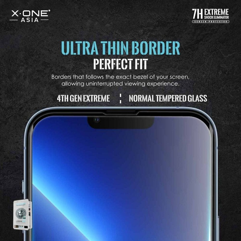 Szkło hartowane X-ONE Extreme Shock Eliminator 4th gen. - do iPhone 13 Pro Max/14 Plus