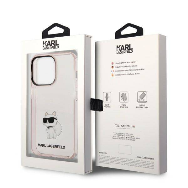 Karl Lagerfeld IML NFT Choupette - Etui iPhone 14 Pro Max (różowy)