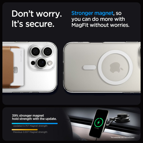 Etui Spigen Liquid Crystal MagSafe na iPhone 16 Pro Max - przezroczyste