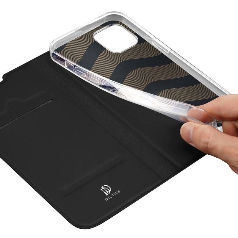 Dux Ducis Skin Pro Holster Flip Cover for iPhone 14 Max black