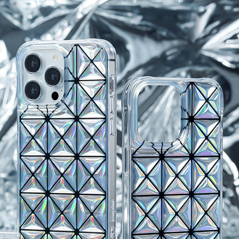 Kingxbar Miya Series case for iPhone 14 cover back cover laser color