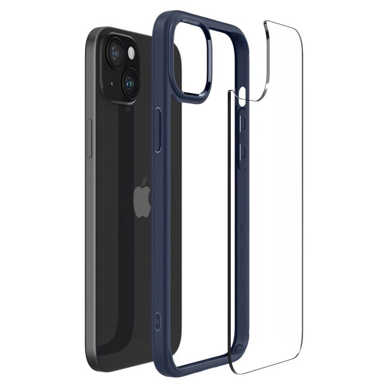 Spigen Ultra Hybrid, navy blue - iPhone 15 Plus