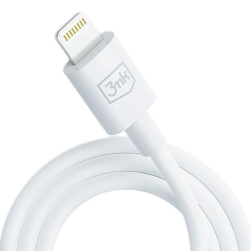 Accessories - 3mk Hyper Cable A to Lightning 1.2m 5V/2.1A 12W White