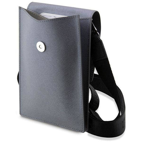 Karl Lagerfeld Handtasche KLWBSAKCPMG Silber/Silber Saffiano Karl &amp; Choupette