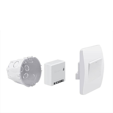 Sonoff MINI R2 WI-FI dopuszkowy przekaźnik przełącznik sterownik Wi-Fi do 10 A biały (M0802010010)