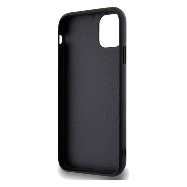 Guess nakładka do iPhone 11 GUHCN61PMSDGSK HC PU DISCO SCRIPT METAL czarna