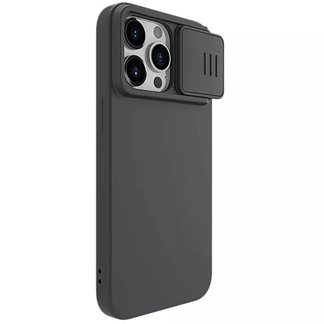 Etui Nillkin CamShield Silky Silicone do Iphone 15 Pro czarny