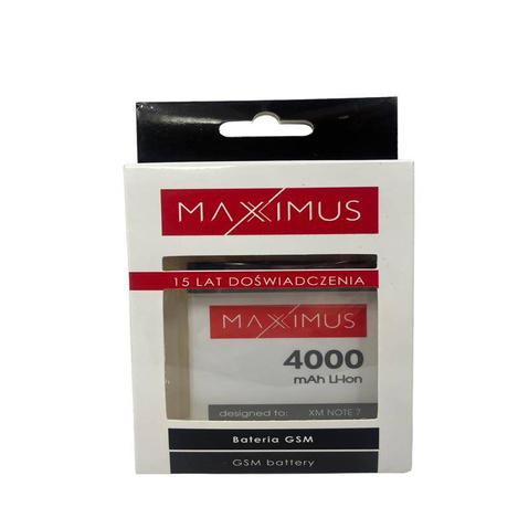 BAT MAXXIMUS XIAOMI REDMI NOTE7 4000MAH BN4A