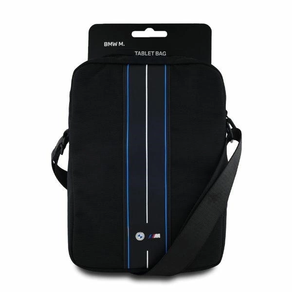 Torba na tableta BMW Nylon Blue Stripe 10" - czarna