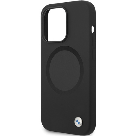 Original Case IPHONE 14 PRO MAX BMW Signature Liquid Silicone MagSafe (BMHMP14XSILBK2) black