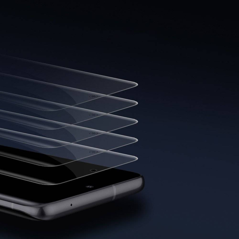 Nillkin 3D CP+MAX ultracienkie szkło hartowane na cały ekran z ramką 0,33 MM 9H Samsung Galaxy S20 Ultra przezroczysty
