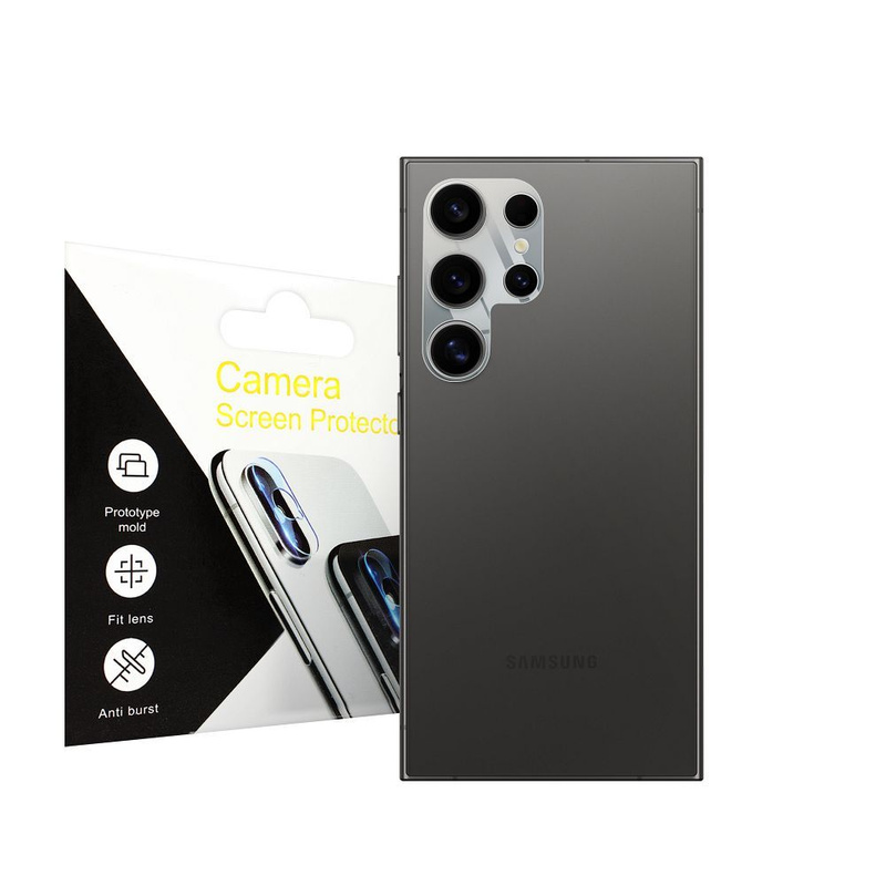 Szkło hartowane Tempered Glass Camera Full Cover - do Samsung S24 Ultra