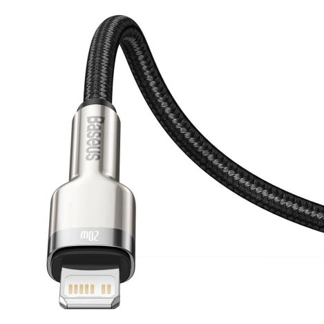 Baseus Cafule Series Metal Data Cable Type-C to iP PD 20W 1m Black