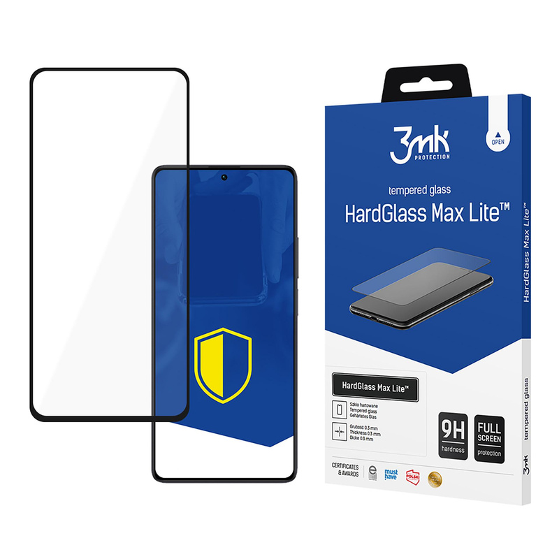 Redmi Note 13 5G - 3mk HardGlass Max Lite Black