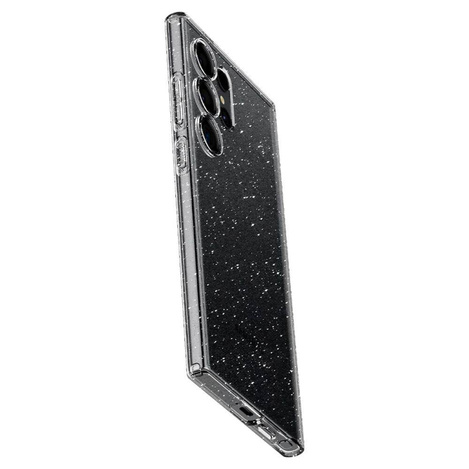 Spigen Liquid Crystal Hülle für Samsung Galaxy S24 Ultra – transparent und glitzernd