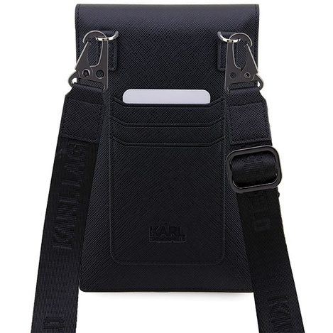 Karl Lagerfeld Handbag KLWBSAKCPMK black/black Saffiano Karl &amp; Choupette