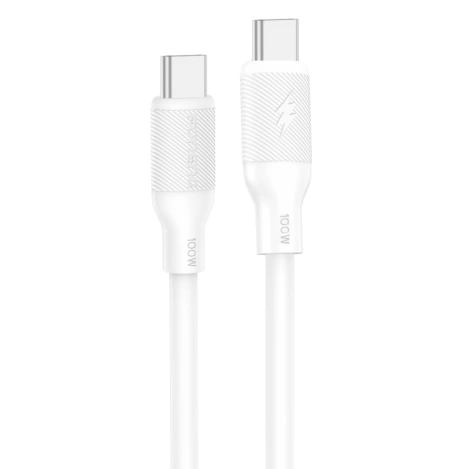 FONENG kabel X80 USB-C - USB-C PD 100W 1M Biały
