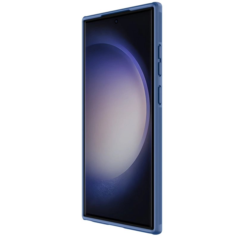 Nillkin CamShield S Hülle Samsung Galaxy S23 Ultra Gepanzerte Abdeckung Kameraschutz Blau