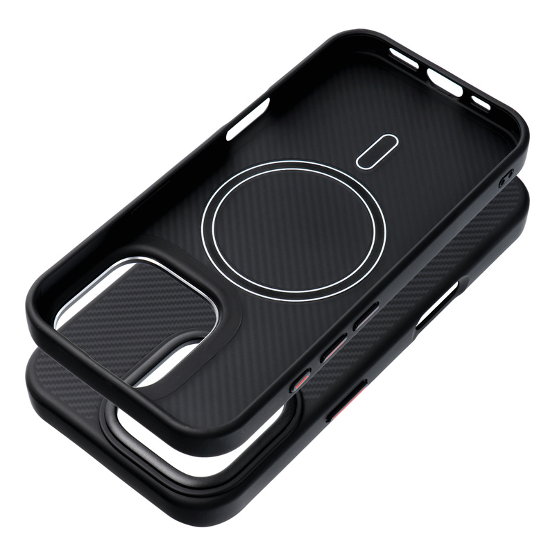 Carbon Elite Mag Cover kompatybilny z MagSafe pasuje do IPHONE 16 PLUS czarny