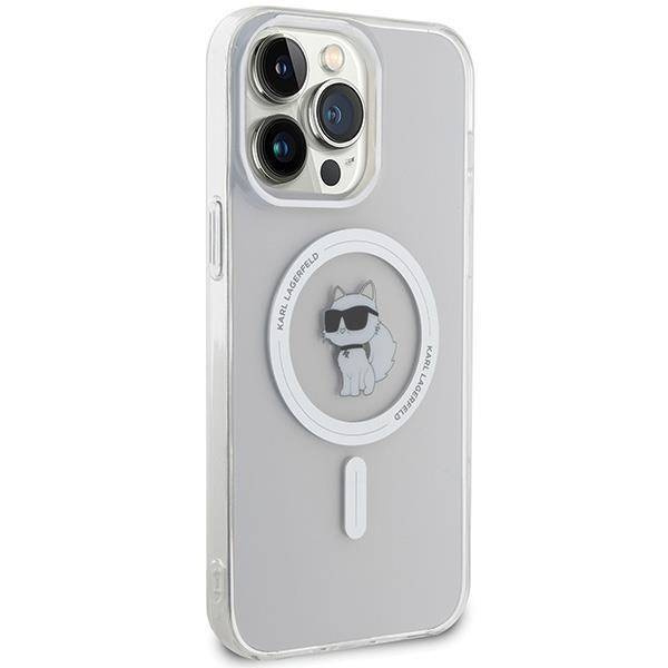Karl Lagerfeld IML Choupette MagSafe Hülle für iPhone 15 Pro Max – transparent