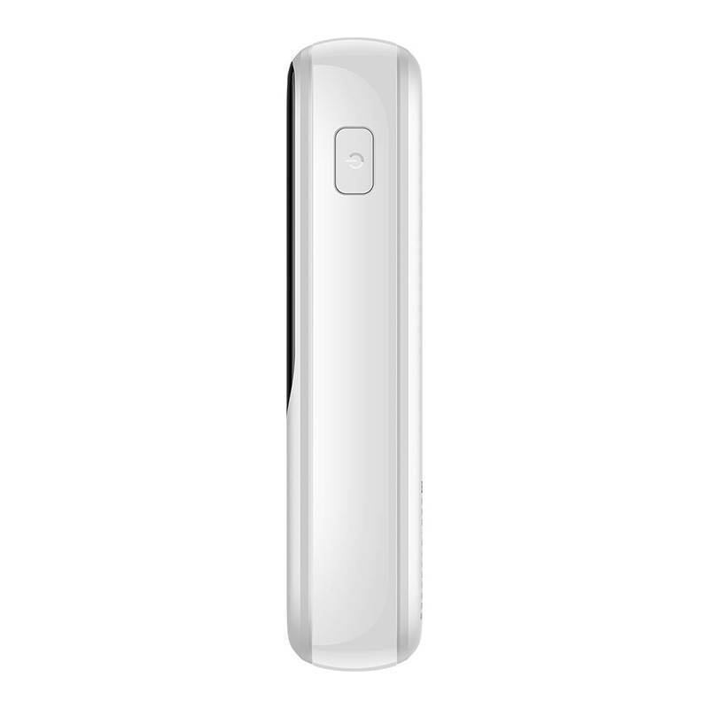Powerbank Baseus Qpow PRO with cable, USB-C, 2xUSB, 10000mAh, 20W (White)