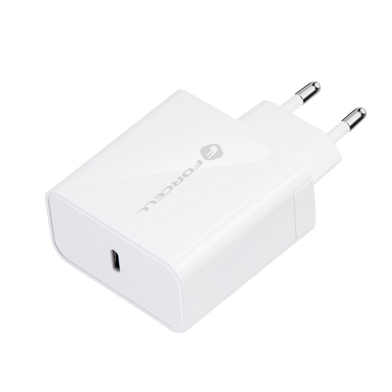 Forcell Ładowarka Sieciowa ze złączem USB typ C - 3A 45W z funkcją ładowania PD i QC 4.0