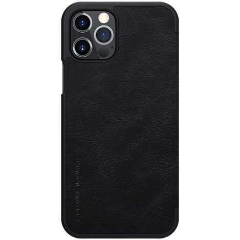 Nillkin Qin skórzana kabura etui Samsung Galaxy A42 5G czarny