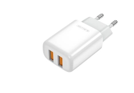 JELLICO wall charger EU02 2.4A 12W 2xUSB White