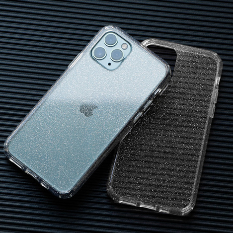 Crystal Glitter Case do Xiaomi Redmi Note 11 Pro/Note 11 Pro 5G Srebrny