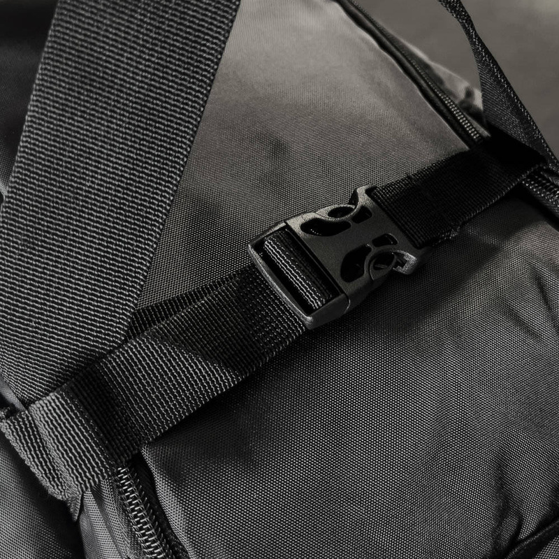 Wozinsky torba sportowa plecak bagaż podręczny torba 40x20x25 cm do samolotu czarny (WSB-B01)