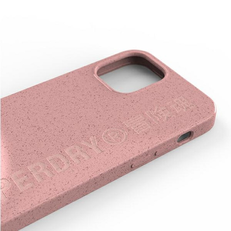 SuperDry Snap iPhone 12/12 Pro Compostab le Case pink / pink 42621