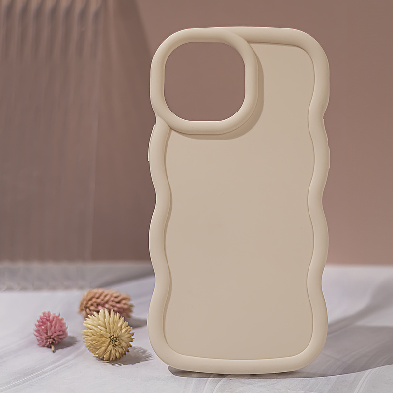 Nakładka Candy do iPhone 16 6,1&quot; beżowa