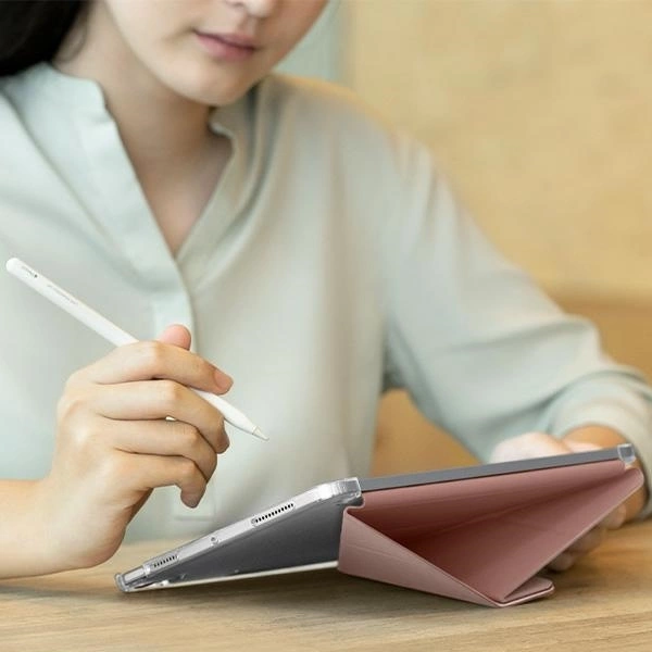 Etui UNIQ Camden Click na iPad Air 11" (2024) - niebieskie