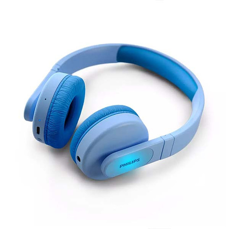 SŁUCHAWKI NAUSZNE BEZPRZEWODOWE BLUETOOTH DLA DZIECI PHILIPS NIEBIESKIE TAK4206BL/00