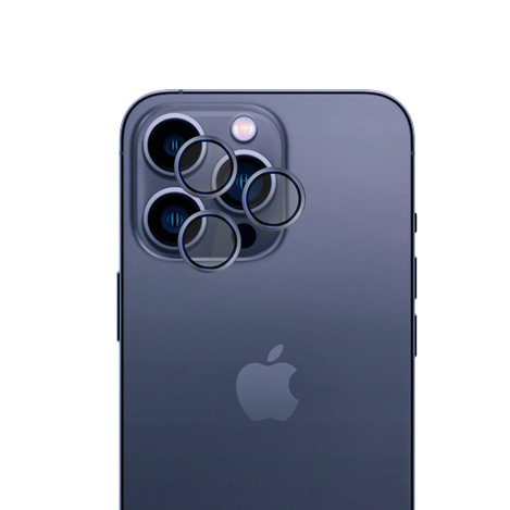 Apple iPhone 15 Pro - HARDY Lens Protection Pro Blue