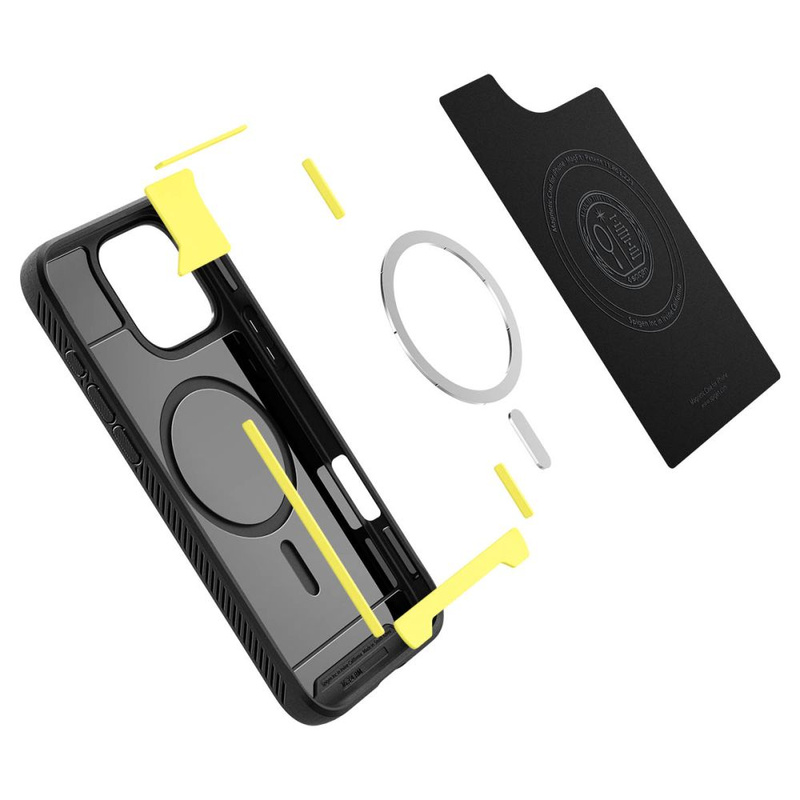 SPIGEN RUGGED ARMOR MAG MAGSAFE IPHONE 16 PRO MATTE BLACK