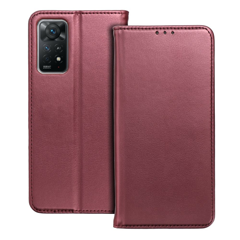 Kabura SMART MAGNETO do HONOR X6c burgundowy