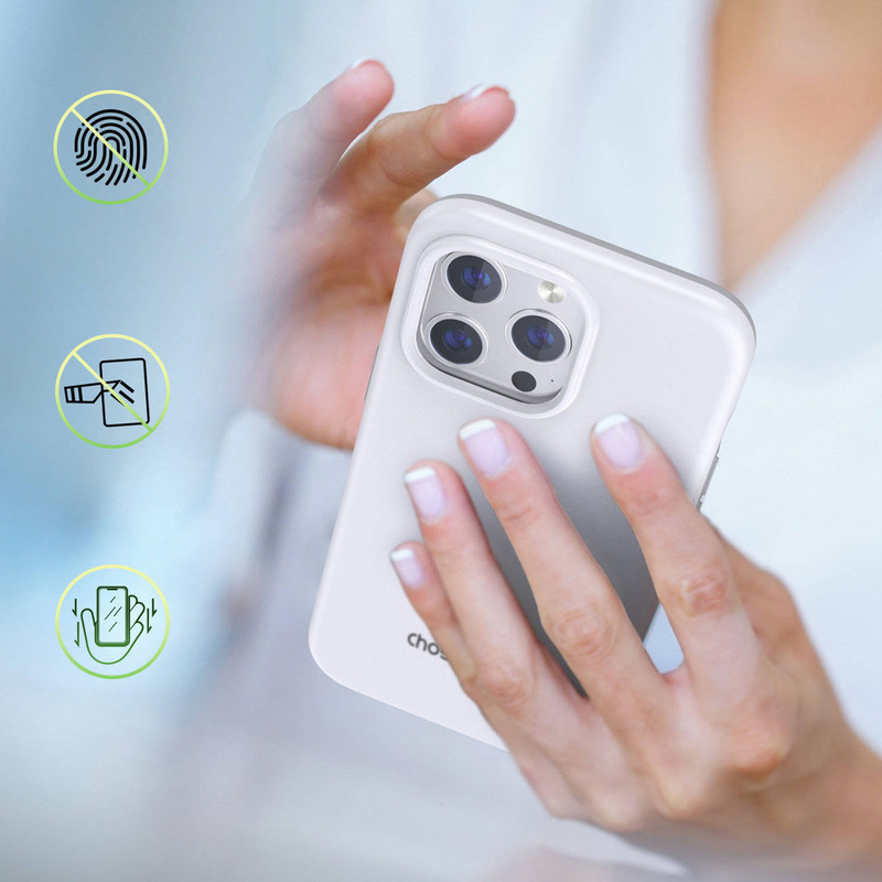 Choetech MFM Anti-drop case etui do iPhone 13 Pro biały (PC0113-MFM-WH)