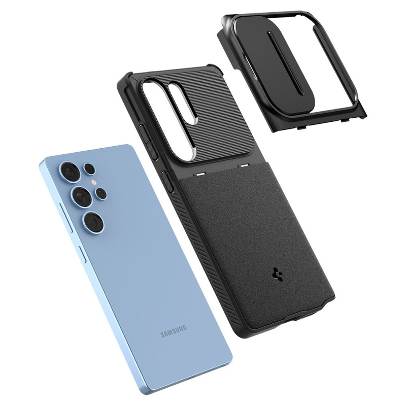Spigen nakładka Optik Armor do Samsung Galaxy S25 Ultra Czarna