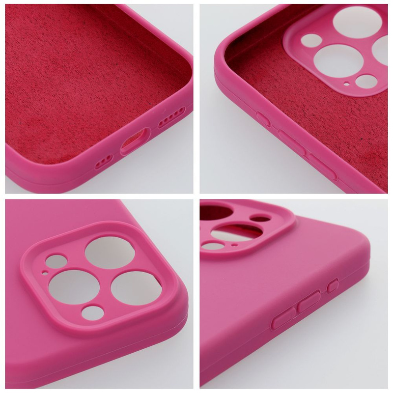 Futerał SILICONE 2mm do IPHONE 16 róż