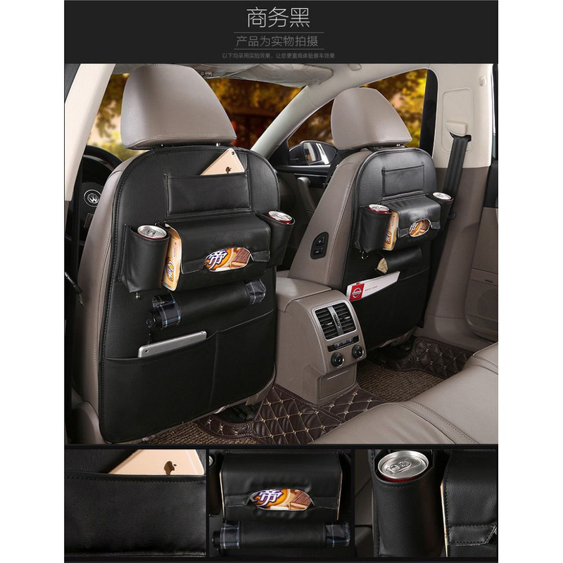 Organizer samochodowy na fotele przednie z przegródkami MAGIC czarny