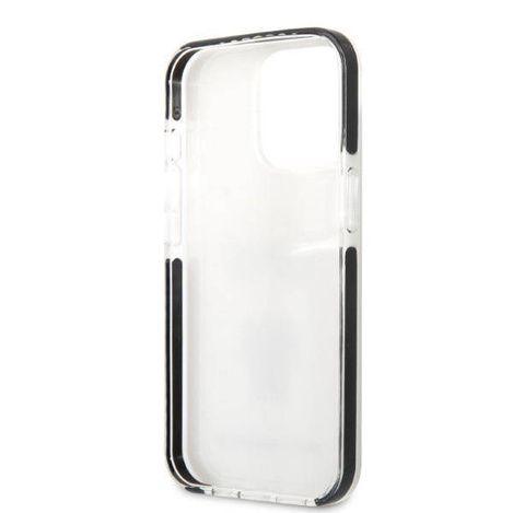 Original Handyhülle IPHONE 13 PRO Karl Lagerfeld Hardcase Karl&Choupette weiß