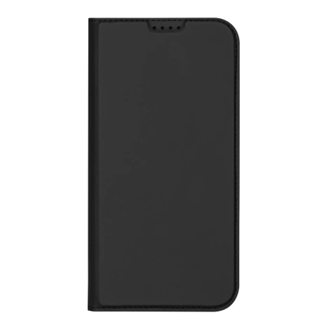 Etui Dux Ducis Skin Pro na iPhone 16 z klapką i miejscem na kartę - czarne