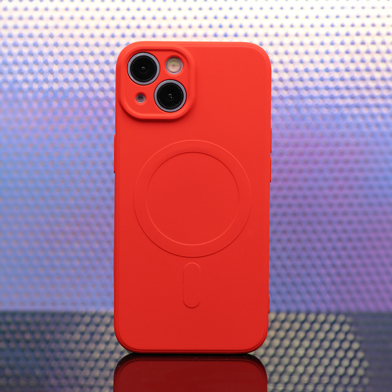 Nakładka Simple Color Mag do iPhone 15 Pro 6,1" czerwona