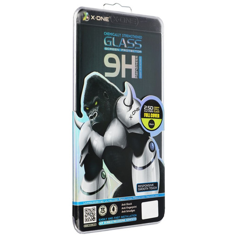 Szkło hartowane X-ONE 3D Full Cover - do Samsung Galaxy S23 Plus (case friendly) - działający czytnik
