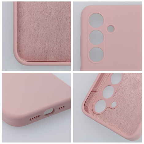 Futerał SILICONE 2mm do SAMSUNG A15 5G / A15 4G pudrowy róż