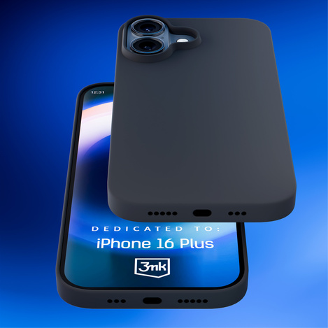 Apple iPhone 16 Plus - 3mk Hardy Silicone MagCase Graphite