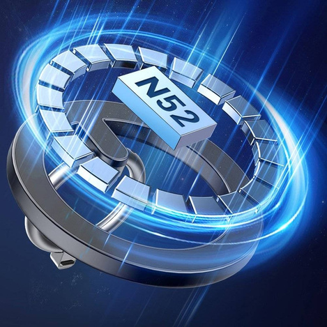 Joyroom zestaw wielofunkcyjny magnetyczny uchwyt samochodowy ring podstawka do telefonu czarny (JR-ZS294)